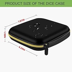 ALKOO 35+ Dice Case Box Tray, Storage Holder for