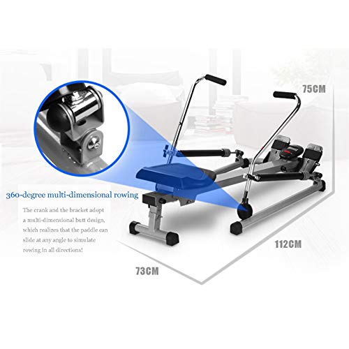 Eortzzpc-Leises-Wartungsfreies-Rudergeraet-Rudergeraets-Fuer-Zu-Hause-Rower-Mit-Multifunktions-12-Stufen-Widerstandsverstellung-Fuer-Fitness-Zu-Hause