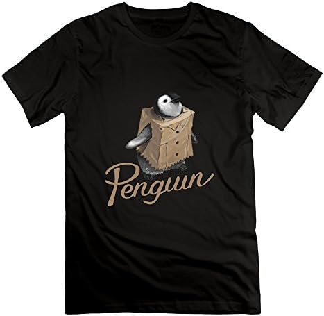 PingAnShu Men O-Neck Penguin T-shirts
