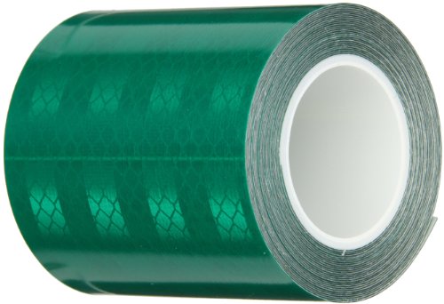 3M 3437 Green Micro Prismatic Sheeting Reflective Tape, 3" x 5 yd (1 Roll)