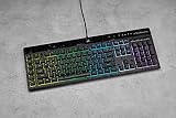 Corsair K55 RGB Pro Membrane Keyboard IP42 Dust Resistant UK Layout QWERTY view 11