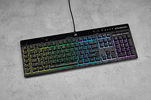 Corsair K55 Rgb Pro Membrane Wired Gaming Keyboard – Ip42 Dust And Spill-Resistant – 6 Macro Keys With Elgato Integration – Icue Compatible – Qwerty Uk – Pc, Mac, Xbox – Black - View 11