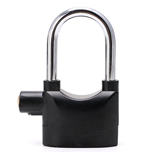 Bettal BIke Alarm Padlock Lock 110dB for Motorcycle Bicycle Long Beam Waterproof, Zinc Alloy