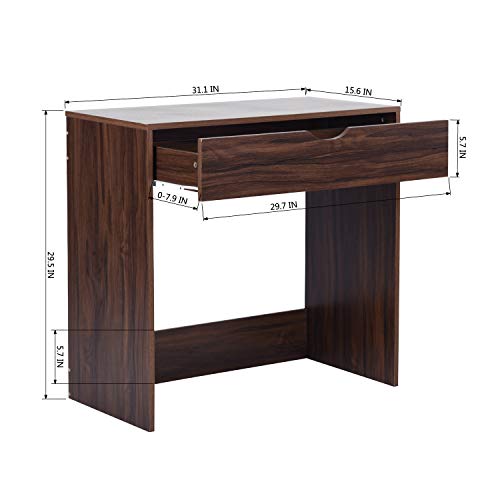 Computer Writing Desk Students Study Table With 1 Storage Drawer