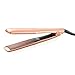 NITION 1 1⁄4 inch Flat Iron For Wet & Dry Hair Nano Silver Argan Oil Ceramic Tourmaline Hair Straightener LCD 265°F-450°F Digital Pro Hair Straightening Iron,MCH 10s Fast Heating-up,Champagne Gold