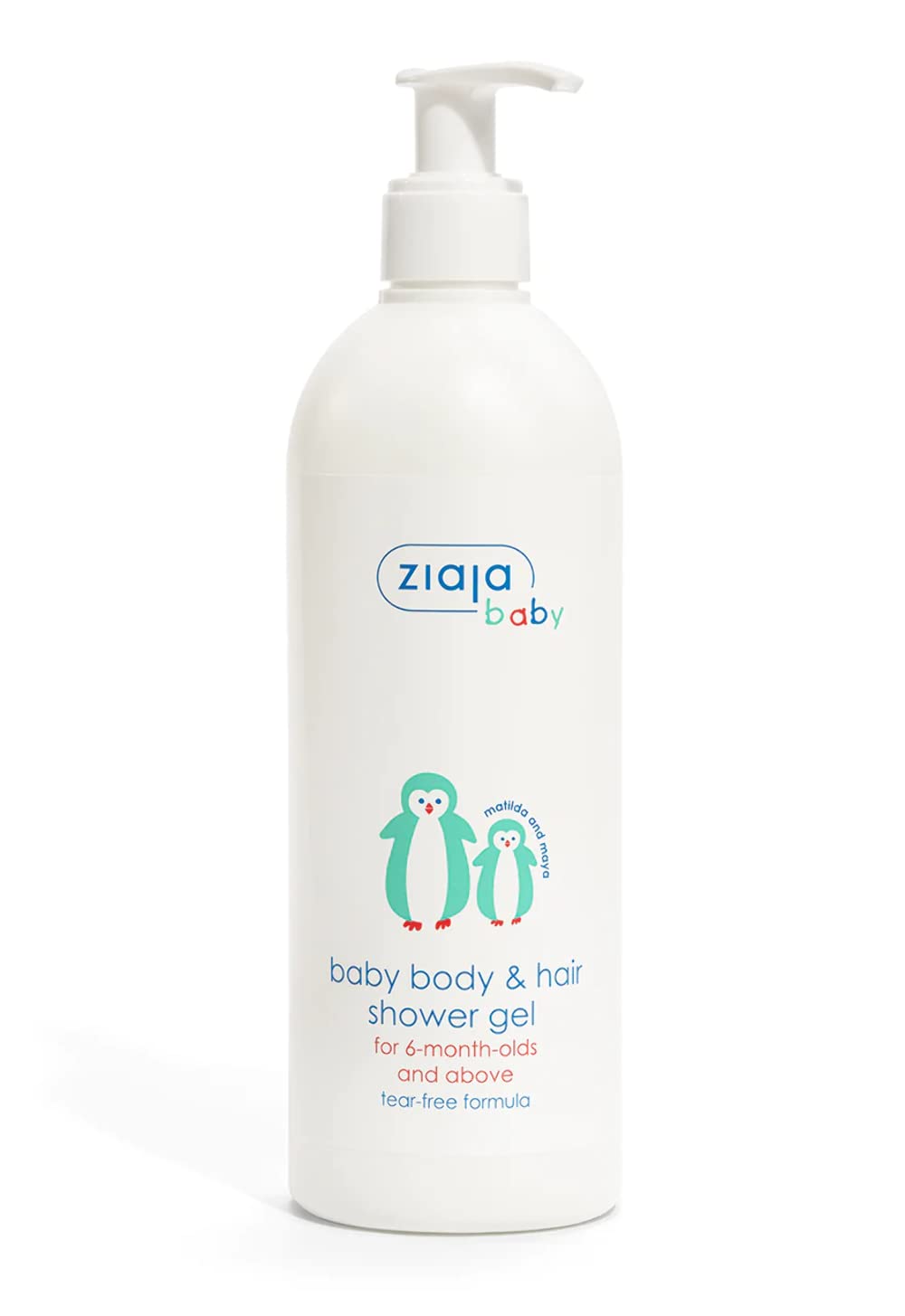 ZIAJA BABY - BODY AND HAIR HYPOALLERGENIC WASHING GEL KIDS CHILDREN 400ml