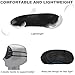 Meta-U- 10 Pcs Wholesale Eye Mask with Instruction of Blindfold Games- Lightweight and Soft-Group Activity Organizer's Best Choice (packed together in one poly bag, black)