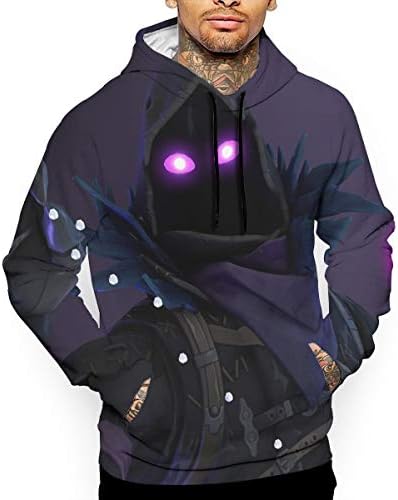 Salty Raven Adult Boy's Fashion Hoodies Design Casual Sweatshirt Tops Jacket Hoodie With Kanga Pocket