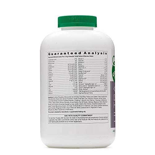 image for GNC Pets Ultra Mega Multivitamin Plus Chewable Tablets Supplement for 