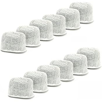 PURE GREEN WATER FILTER Activated Charcoal Water Purification Filters - For Keurig - Universal - Pack of 12 Pieces