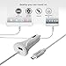 Type C Car Charger, Olaudem Dual Rapid USB C Type Car Charger Fast Charge with USB-A Port & 4ft 5V 3A USB-C Adapter Charging Cable for Google Pixel XL Nexus 6P 5X, LG G5, HTC 10, Moto Z, White