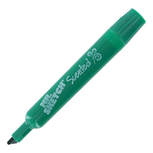 UPC 635635013325, Mr. Sketch Scented Watercolor Markers, Chisel Tip, Dark Green, Dozen (1884415)