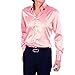 ZERDSKY Men's Regular-Fit Solid Color Dance Prom Dress Shirt