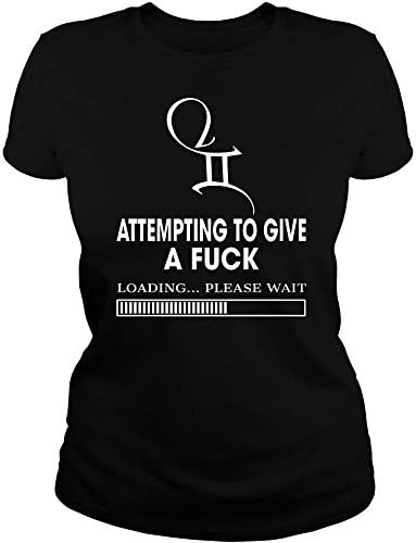 Gemini Tshirt Attempting to Give A FCK Gemini Tshirt for Men Women
