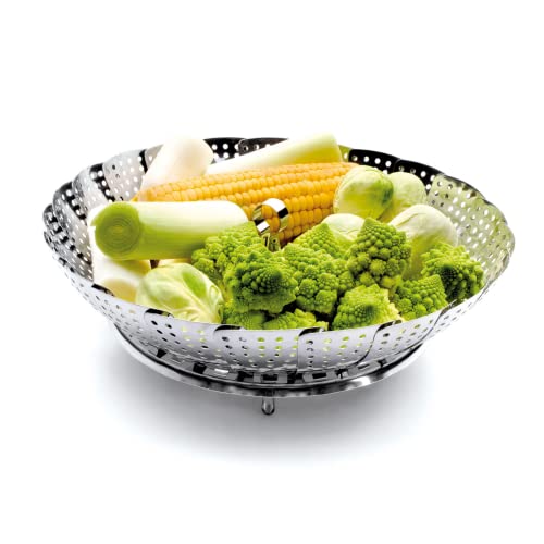 Lacor 60349- Filtro vapore estensibile 24 cm, Argento