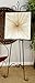 Deco 79 Metal Scroll Extra Large Free Standing Adjustable Display Stand Easel with Chain Support, 23