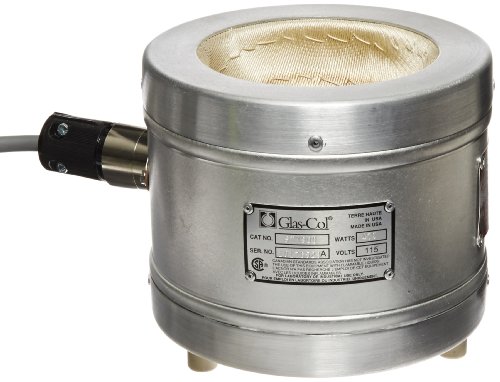 Glas-Col 100B STM900 Series STM Aluminum Housed High Wattage Mantle, 500ml Flask Capacity, 115V