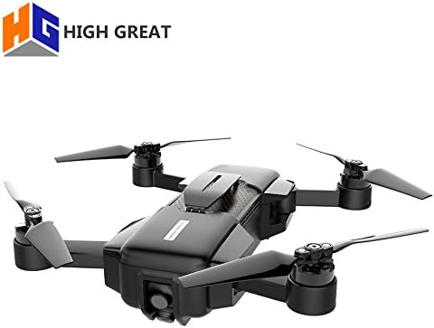 FAITHPRO Mark 1080P HD Camera Mini Drone with FPV 4K Live Video, WIFI Foldable Wide Angle Quadcopter with One Key Return, VIO Smart Positioning Altitude Hold Aircraft for Adults and Beginner (Black)