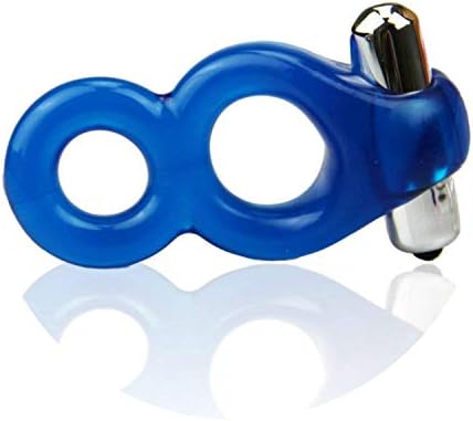 ZANYC TSHIRT Rings Vibration Man Enhancement Ring Passion Stretching Ring Massage Vibrating,Blue