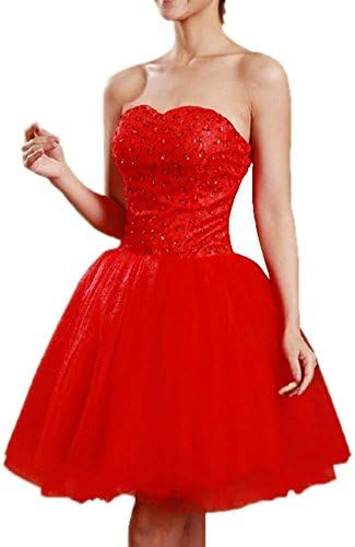 Aurora Bridal Women's Short Beading Homecoming Dresses 2018 Formal Gown AB0005