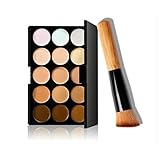 GUAngqi 15 Colors Makeup Concealer Palette Cream Contour Face Neutral Palette Box Beauty