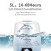 VillSure Cool Mist Humidifiers,5L Ultrasonic Humidifier for Large Rooms and Bedroom Babies,Whisper Quiet,Auto-Shutoff,Aromatherapy,360°Nozzle Vaporizer,14-50 Hours Working Time(White)
