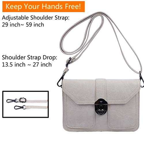 Women Small Crossbody Purse Vegan Leather Cell Phone Bags Wallet Purse