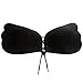 SHDIBA Strapless Gather Bra Self Adhesive Silicone Blackless Invisible Bra Push Up with Drawstring