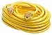 Yellow Jacket 2991 10/3 Extra Heavy-Duty 20-Amp Premium SJTW Contractor Extension Cord with Lighted T-Blade Plug, 50-Foot All Copper Wire Extension Cord, 20 Amps, 125 Volts, 2500 Watts primary