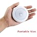 SOAIY 4PCS Dimmable Battery Powered Stick-on LED Tap Closet Lights with Touch-Activated Sensor, Touch Detected Night Light for Under Cabinet, Car, Storage Room, Utility Room