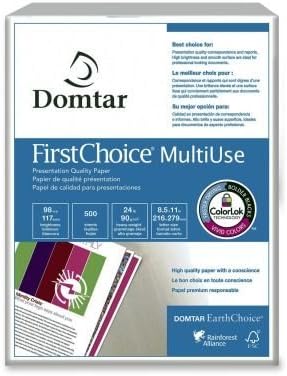 Domtar First Choice MultiUse Premium Paper - 3 hole punched (85771) by Weyerhauser