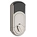 Kwikset 99100-044 SmartCode ZigBee Touchpad Smart Lock works with Echo Plus & Alexa, featuring SmartKey, Satin Nickel