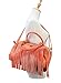 Rimen & Co. PU Leather Fringe Décor Tote Womens Purse Handbag RM-1975 RM-1976 RM-1977