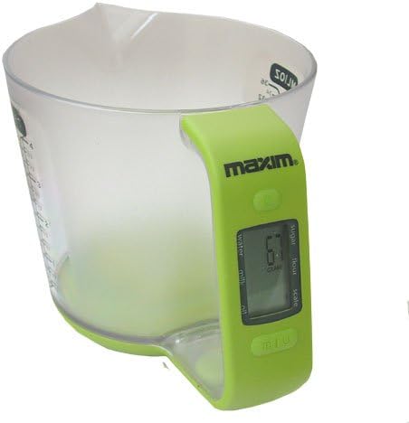 KITCHEN MEASURING JUG BUILT IN SCALES LCD DIGITAL SCALE