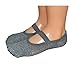 QING OUTDOOR Women's Ballet Style No Show Low Cut Hospital Slipper Socks Great for Barre Pilates Yoga with Non Skid Grips
