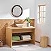 BWE Bathroom Sink Faucet Waterfall Vessel Sink Faucet Singe Hole Oil Rubbed Bronze Black Country Farmhouse Handle Supply Line Lavatory Tall Rv Rustic Bath Basin Vanity