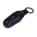 Topfit Leather Stitching Remote Key Fob Pocket Bag for Tesla Model X (Blue,1 Unit)