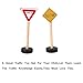 Biowow Kids Wooden Block Street Traffic Signs Playset Children's Educational Toys for Traffic Knowledge Learning 15Pcs