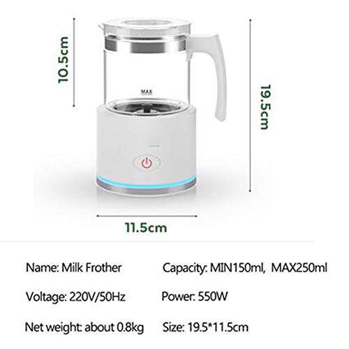 ALK 550W Elektrischer Milchaufschäumer, Antihaftbeschichtung, Erhitzen Und Aufschäumen Für Heiße Und Kalte Milch… – Bild 8