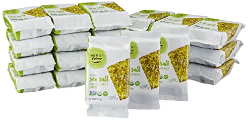Wickedly Prime Organic Roasted Seaweed Snacks Sea Salt 0 17 Ounce Pack Of 24 K Shoppingmall