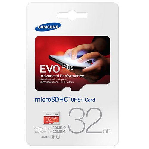Samsung evo plus 32gb microsd hc class 10 uhs-1 80mb/s …