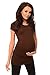 Purpless Maternity Plain Cotton Top Pregnancy T-Shirt Tee for Pregnant Women 5010