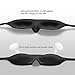 KCOOL 3D Eye Sleep Mask Blindfold Cover for Sleeping Travel & 1 Set of Earplug and 1 Carry Pouch