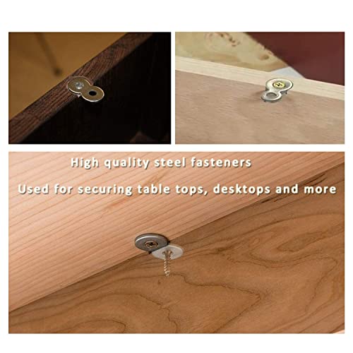 (Pack Of 50) Desktop Fasteners Figure 8, Heavy Duty 12 Gauge Steel