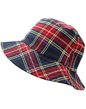 Classic Plaid Print Bucket Hat
