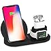 MANCASSY Wireless Charger, 3 in 1 Wireless Charging Station Compatible with Apple Watch and Airpods, Qi Fast Wireless Charging Stand Compatible with iPhone X/XS/XR/Xs Max/8/8 Plus