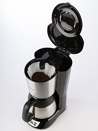 Korona 10332 Kaffeemaschine mit Timer, Edelstahl schwarz mit Thermoskanne – Bild 5