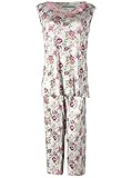 Women's Lace Embroidered Short Sleeve Pajama Set