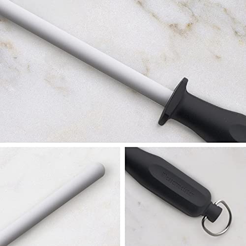 Messermeister 12” Ceramic Sharpening Rod Knife Sharpener Fine 1200