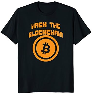 BITCOIN HACK THE BLOCKCHAIN INTERNET FORK T-SHIRT